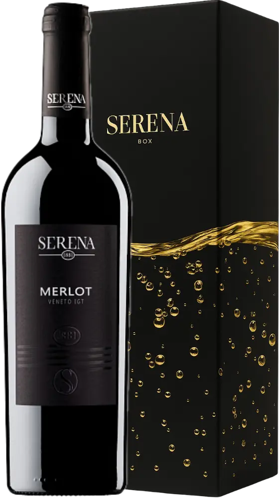 Serena Wines 1881 Set Serena Merlot Veneto IG + Dárkové balení