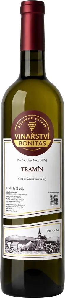 Vinařství Bonitas Bonitas Tramín 2025