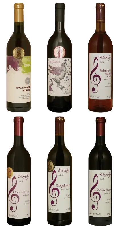Vinařství Chrámce Chrámce Degustační Set 6x 0,7l Poznej České vinařství Chrámce