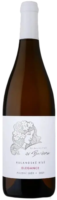Vinařství sv. Barbora Sv. Barbora Rulandské bílé ELEGANCE Pozdní sběr 2021
