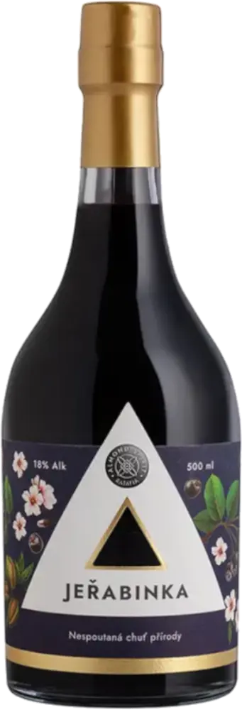 Ratafia Almond Spirit Jeřabinový likér Ratafia Jeřabinka Original 0,5l 18%
