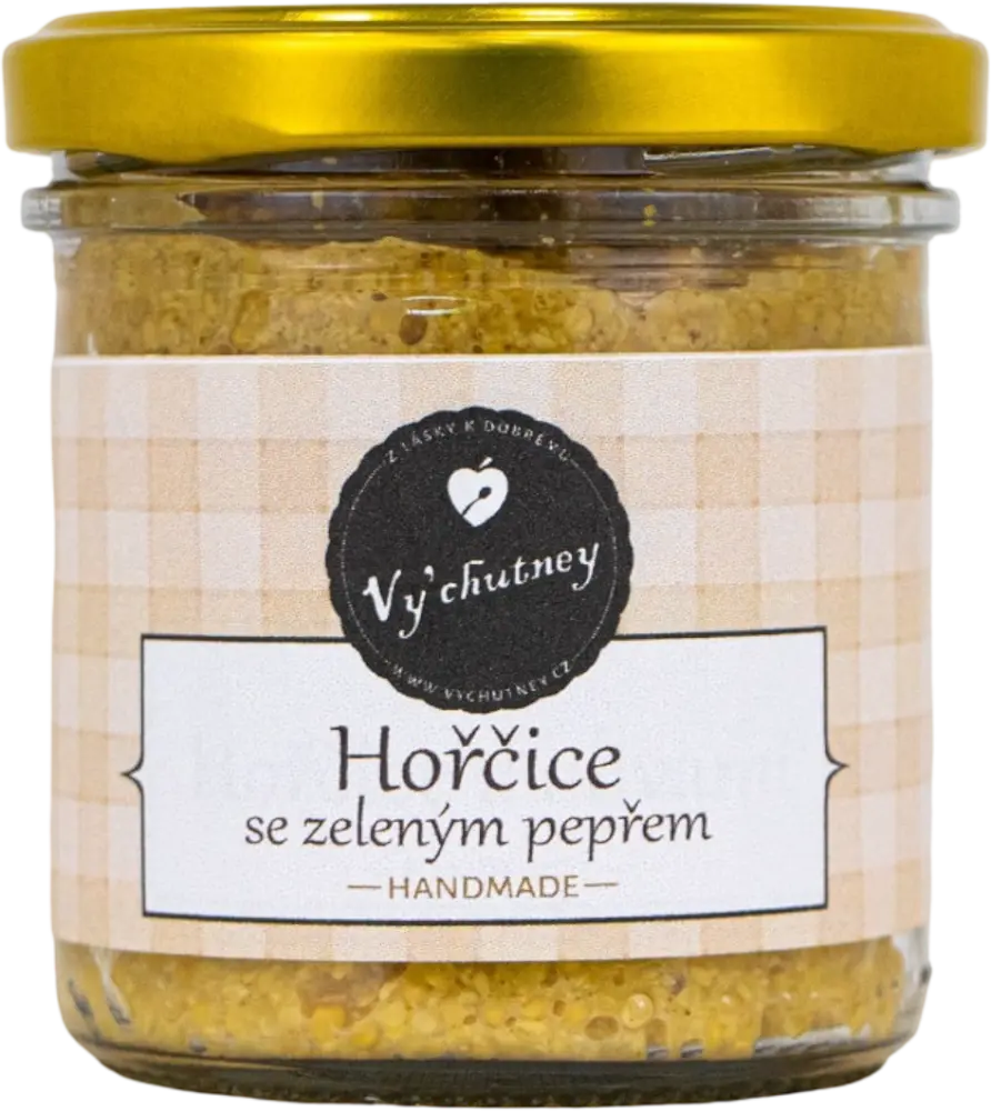 Vychutney Hořčice se zeleným pepřem Vychutney 140g