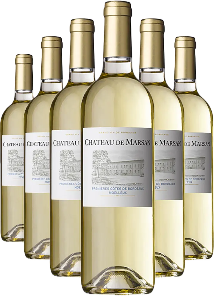 Chateau De Marsan Set Chateau De Marsan Bordeaux Blanc 4+2