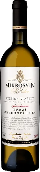 Mikrosvín Mikulov Mikosvín Ryzlink vlašský Pozdní sběr2022