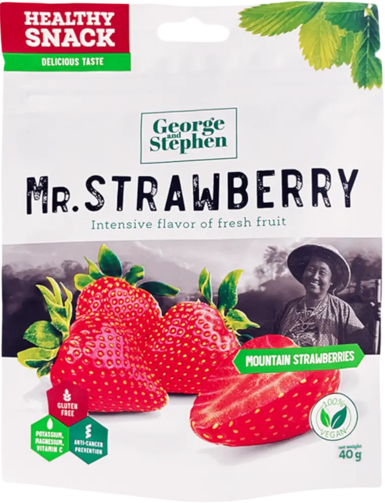 George and Stephen Sušené jahody Mr. Strawberry 40g