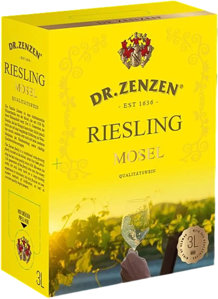 Dr. Zenzen Dr. Zenzen Riesling Yellow Label Mosel Bag in Box 3l