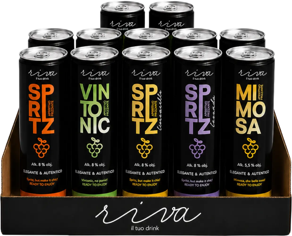 Riva Drink Set Riva Medium Pack 10+2