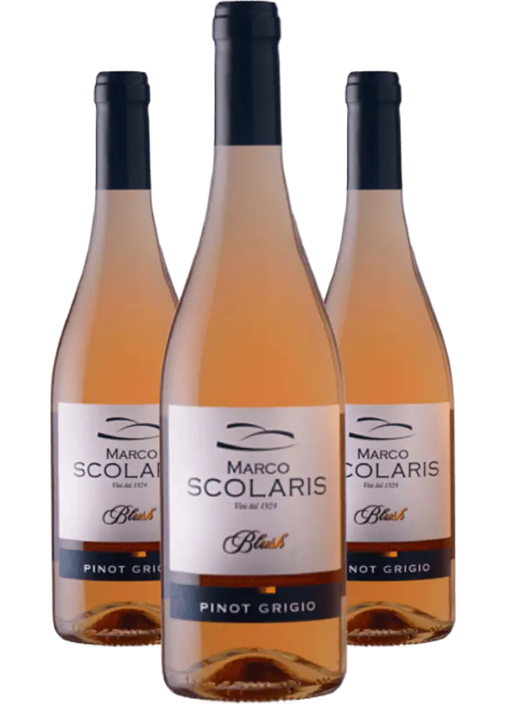 Marco Scolaris Set Marco Scolaris Pinot Grigio Rosé Blush Collio DOC 2022 2+1