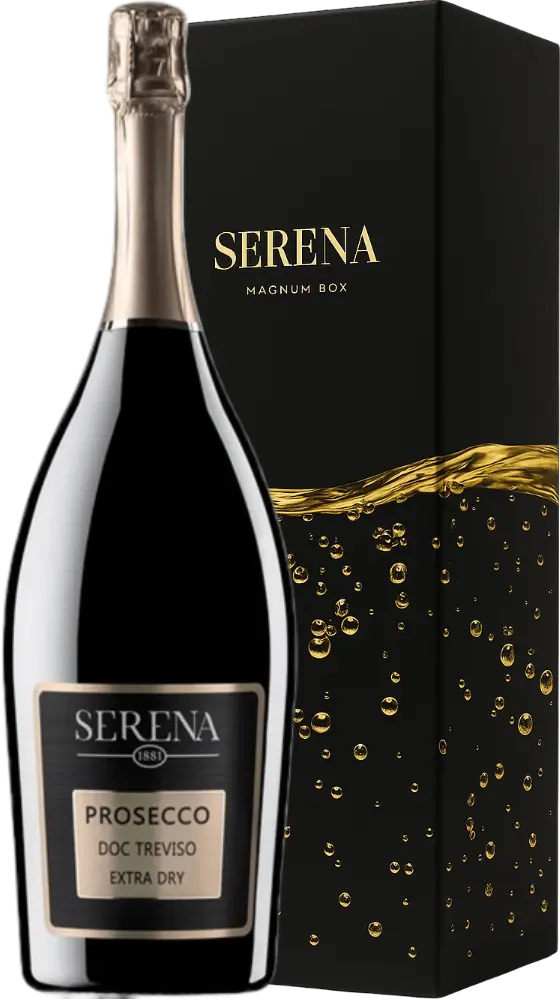 Serena Wines 1881 Set Serena Prosecco Treviso Spumante DOC Extra Dry Magnum 1,5 l + Dárkové balení