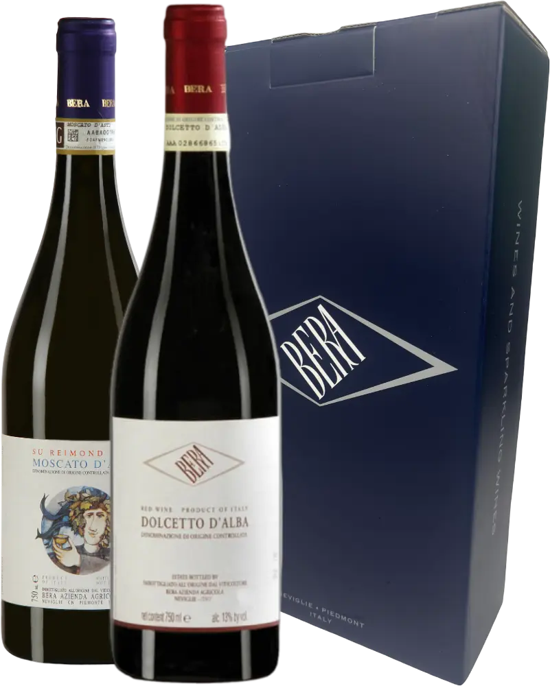 Bera Azienda Agricola Set Bera Dolceto a Moscato + Dárkové balení