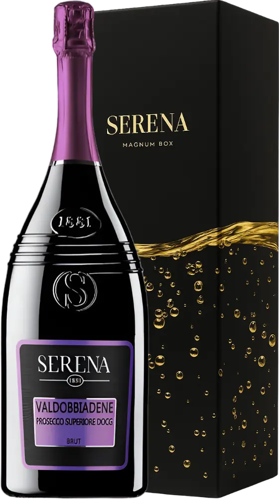 Serena Wines 1881 Set Serena Prosecco Valdobbiadene Superiore DOCG Brut Magnum 1,5l + Dárkové balení
