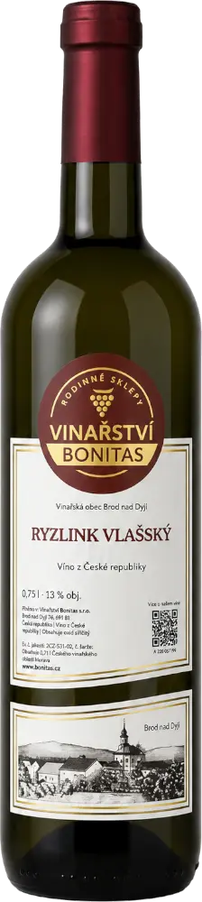 Vinařství Bonitas Bonitas Ryzlink vlašský 2025