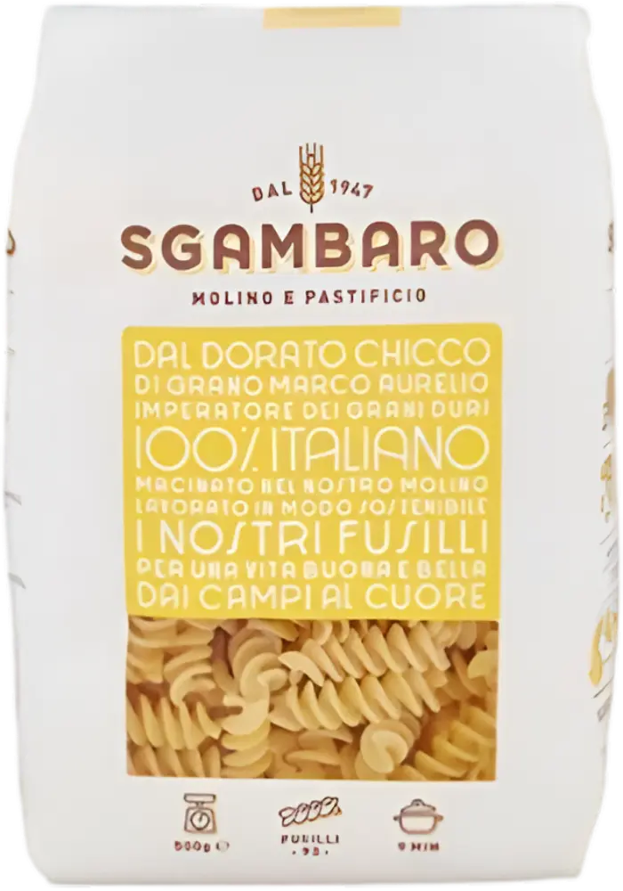 Sgambaro Těstoviny Fusilli Traf. Bronzo Sgambaro 500g