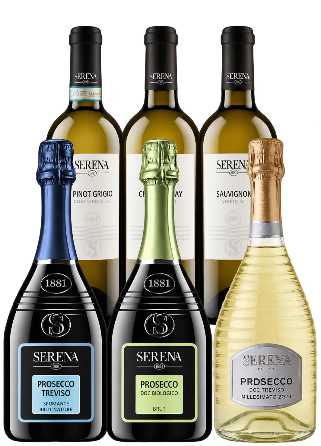 Serena Wines 1881 Set Serena Bílé & Bubliny 4+2 zdarma