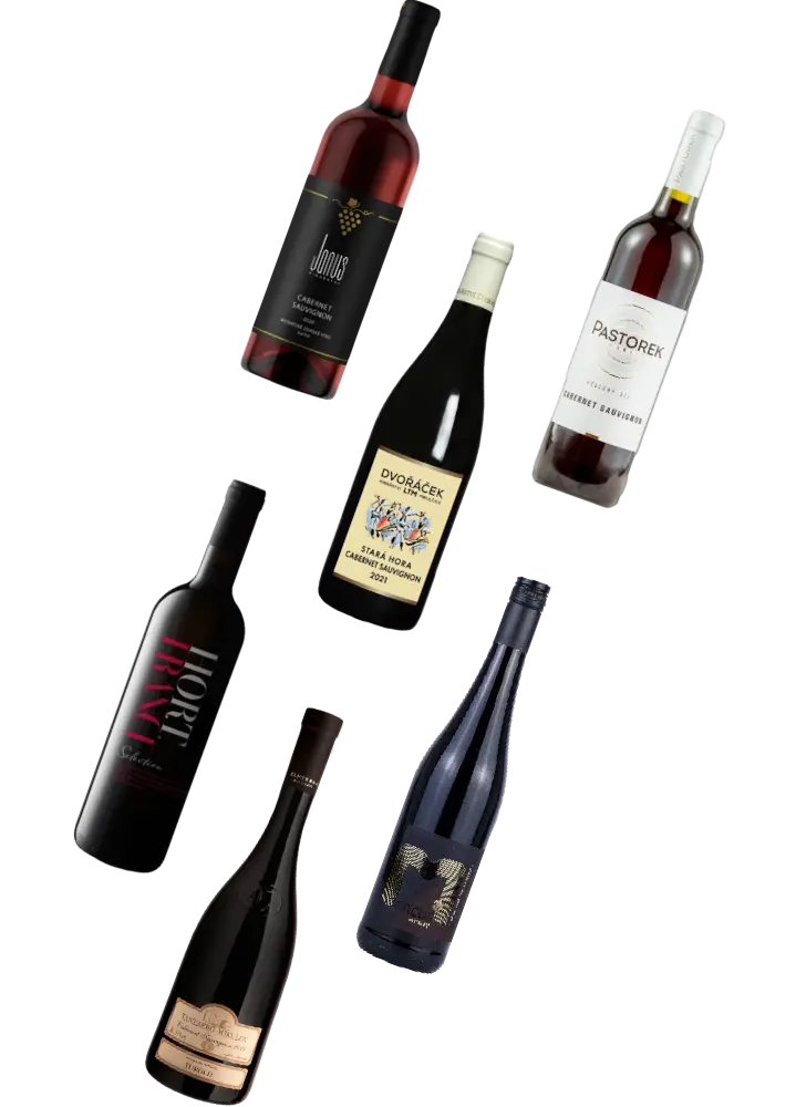 různí Degustační set Cabernet sauvignon z moravy