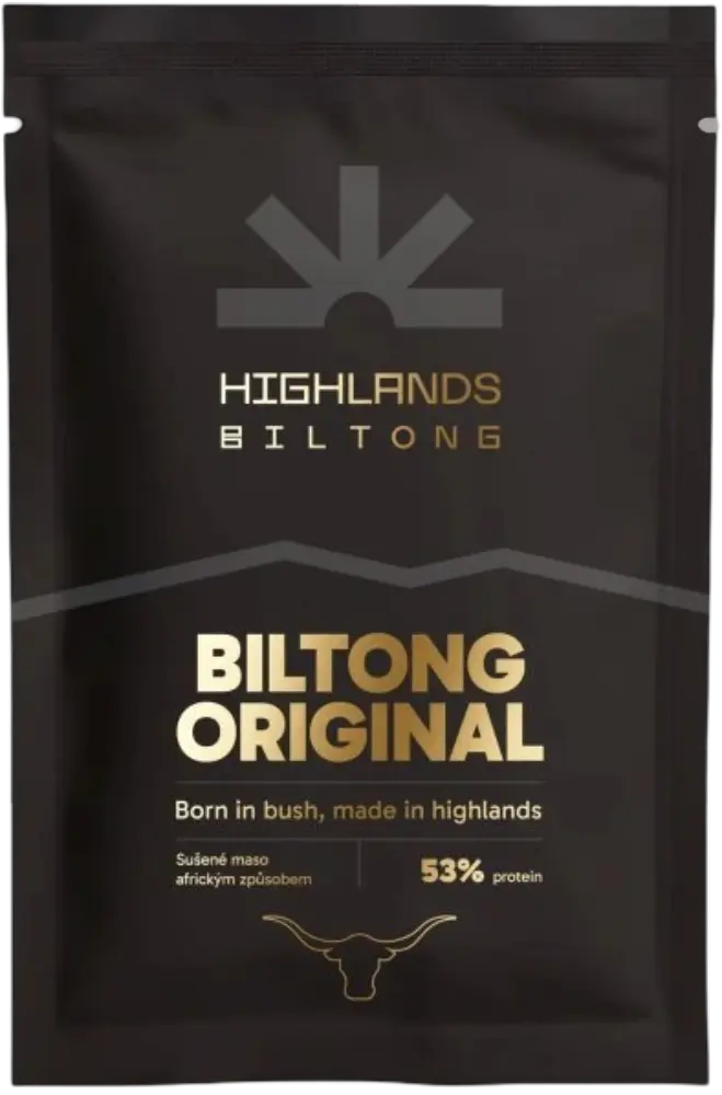 Highlands Biltong Sušené maso hovězí Biltong Original 25g