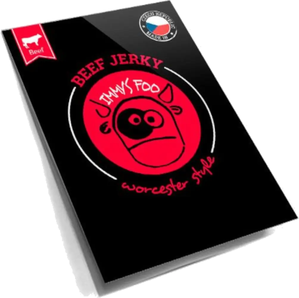Jironi Food s.r.o. Sušené hovězí maso s příchutí worcester Jimmy's Food 25g