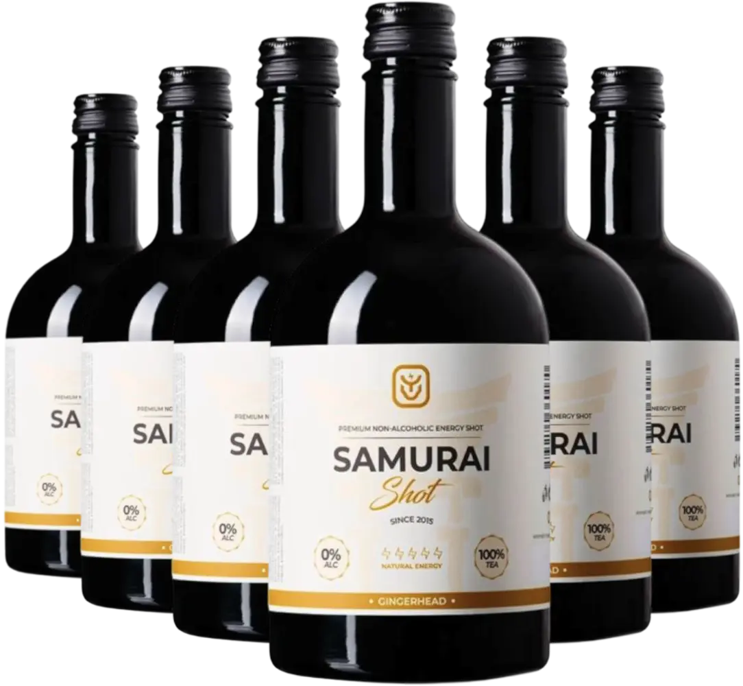 Drink Samurai Set energetický nápoj Samurai Shot Gingerhead 6x0,5l