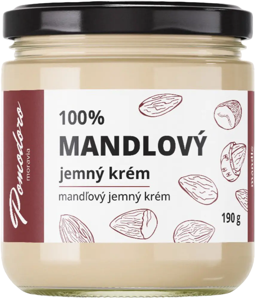 Pomodoro moravia Mandlový krém jemný 100% Pomodoro moravia 190g