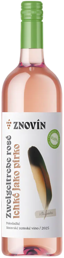 Znovín Znovín Zweigeltrebe Rosé Lehké jako pírko 2025