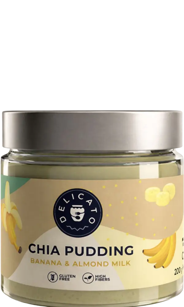Ekskluziv DOO Chia pudink banánový Delicatofood 200g