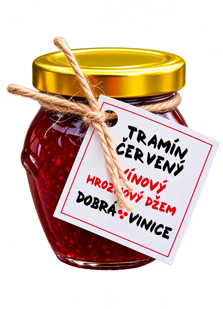 Dobrá Vinice Džem hroznový Tramín červený Dobrá Vinice 140g
