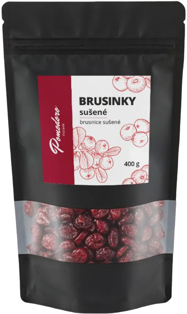 Pomodoro moravia Sušené brusinky Pomodoro moravia 400g