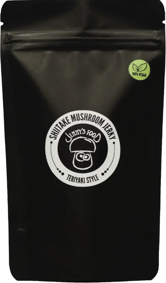 Jironi Food s.r.o. Houbové jerky Shiitake s příchutí teriyaki Jimmy's Food 25g