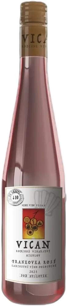 Vinařství Vican Vican Nízkoalkoholická Frankovka rosé Kabinetní 2025