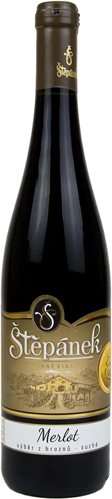 Vinařství Štěpánek Štěpánek Merlot Výběr z hroznů 2023