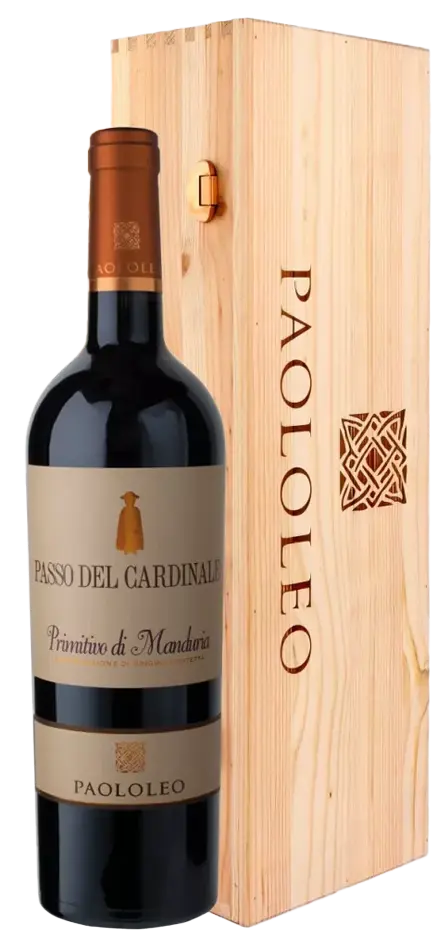 Paolo Leo Paolo Leo Passo del Cardinale Primitivo di Manduria DOC 3 l +Dárkové balení