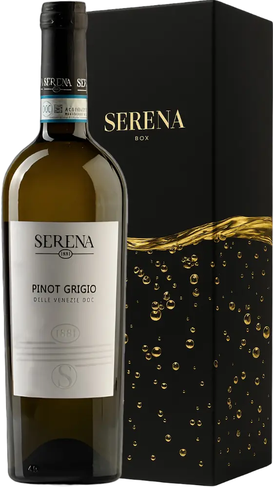 Serena Wines 1881 Set Serena Pinot grigio (Rulandské šedé) DOC delle Venezie + Dárkové balení