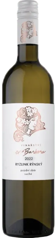 Vinařství sv. Barbora Sv. Barbora Ryzlink rýnský Pozdní sběr 2023
