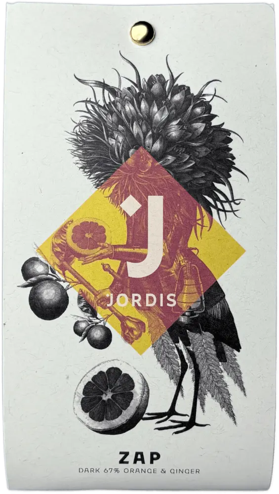 Jordi's Čokoláda hořká 67% zázvor a pomeranč Jordi's 50g