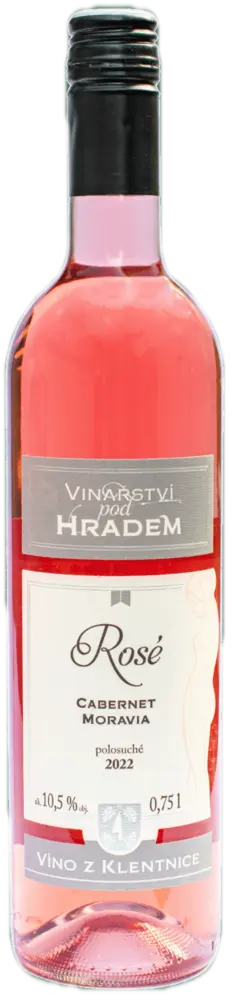 Vinařství Pod Hradem Pod Hradem Cabernet moravia rosé 2022 - Pro registované