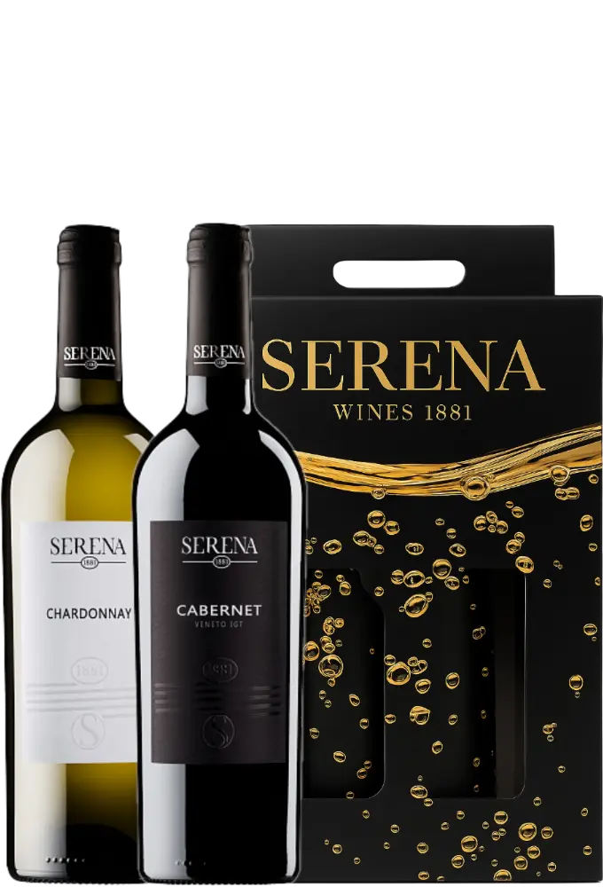 Serena Wines 1881 Set Serena Chardonnay a Cabernet Sauvignon + Dárkové balení