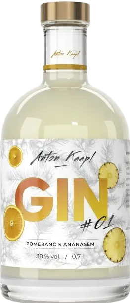 Anton Kaapl Gin #1 Anton Kaapl Pomeranč s ananasem 0,7l 38%