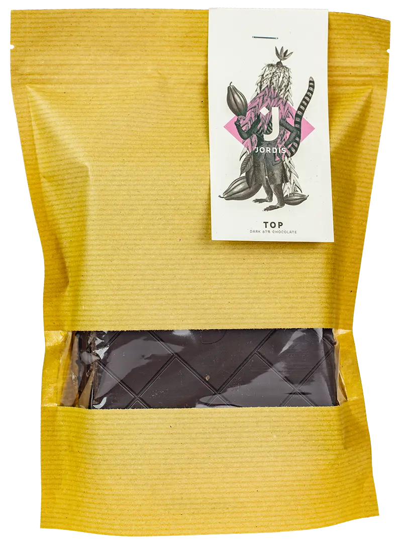 Jordi's Čokoláda hořká 67% s kousky kakaových bobů Jordi's 500g