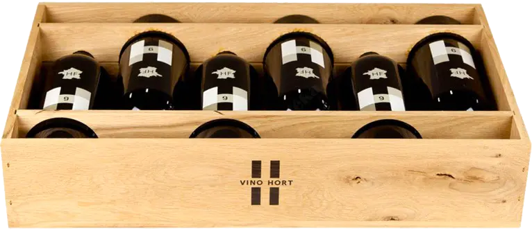 VINO HORT Set HORT 6x HF 9 2015 Syrah + dárkové balení dřevěný box