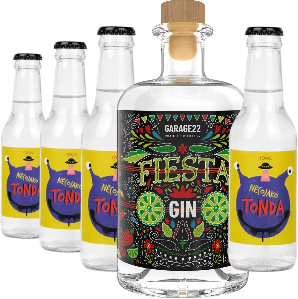 Garage22 Set Gin Fiesta + 4x Tonic Něco jako Tonda