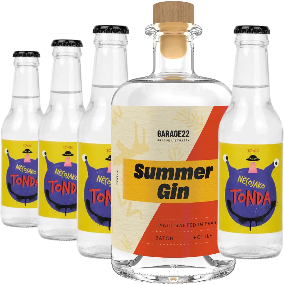 Garage22 Set Gin SUMMER + 4x Tonic Něco jako Tonda