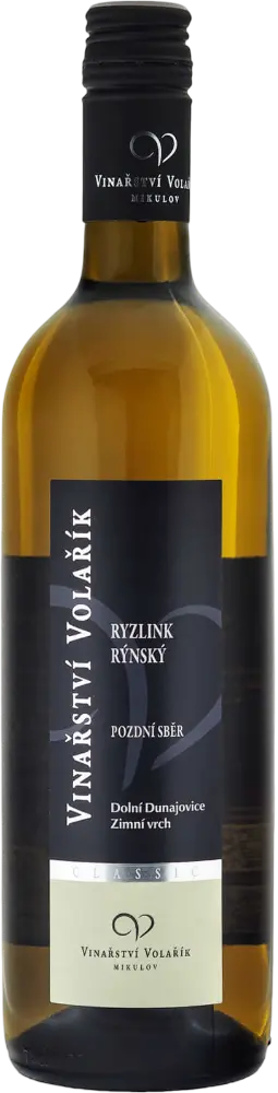 Vinařství Volařík Volařík Ryzlink rýnský Pozdní sběr 2024