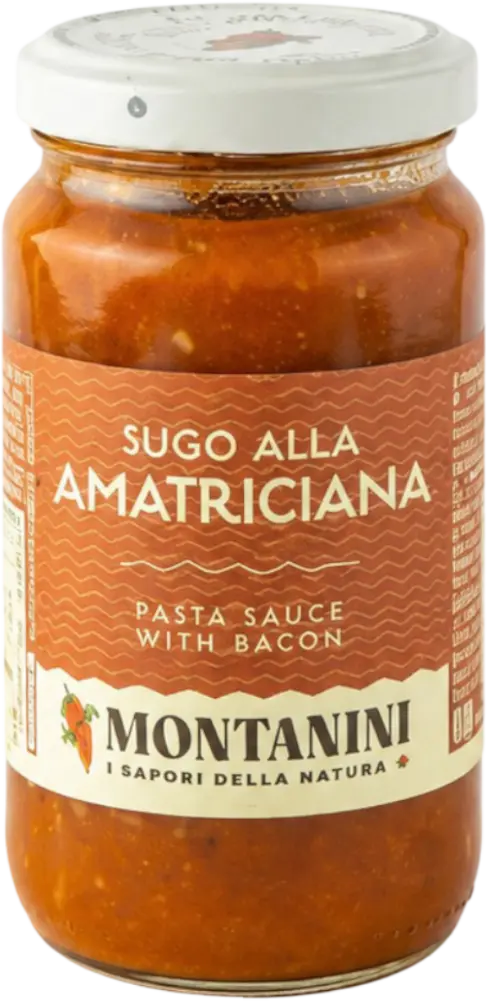 Montanini Římská omáčka s uzenou slaninou Montanini Amatriciana 190g