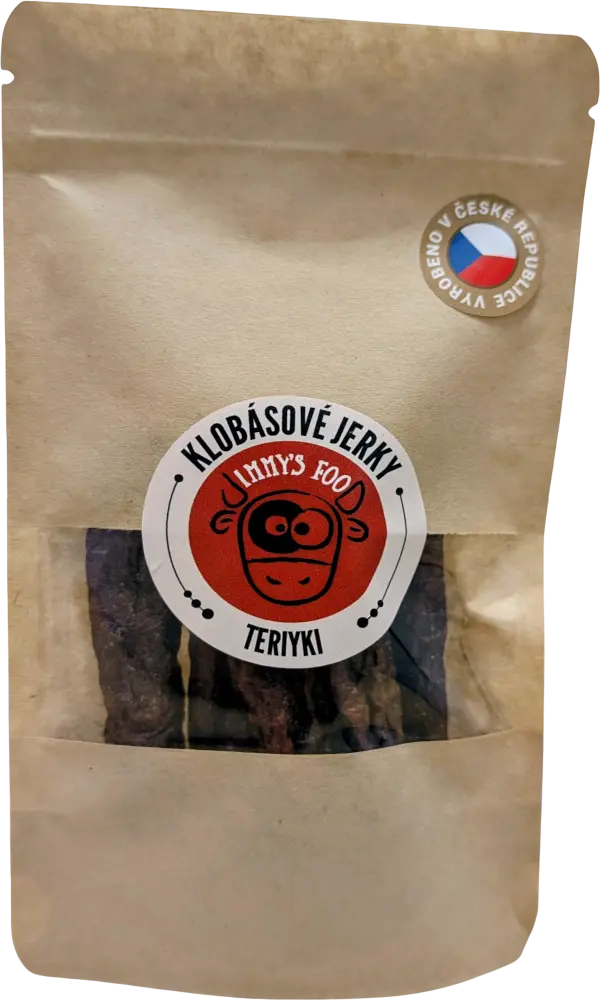 Jironi Food s.r.o. Jerky KlobásaTeriyaki Jimmy's Food 60g