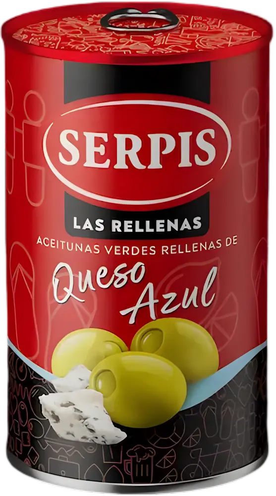 Serpis Serpis Olivy plněné modrým sýrem 300g