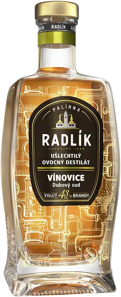 Palírna Radlík Vínovice Radlík DUB 0,5l 43%
