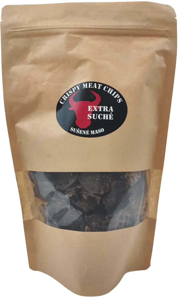 Crispy meat chips Sušené maso hovězí Original Crispy Meat Chips - extra suché 200g
