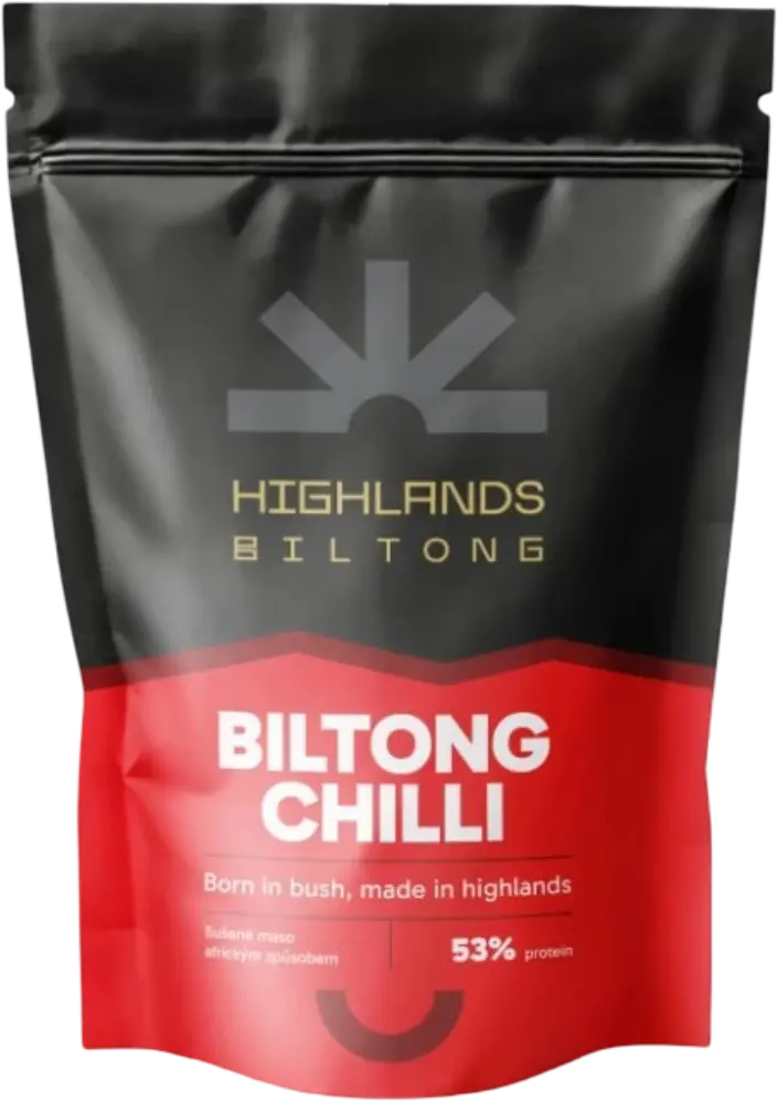 Highlands Biltong Sušené maso hovězí Biltong Chilli 25g