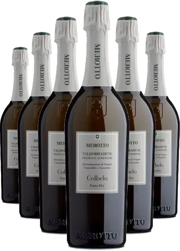 Merotto Set Merotto Prosecco Valdobbiadene Colbelo Superiore Extra Dry DOCG