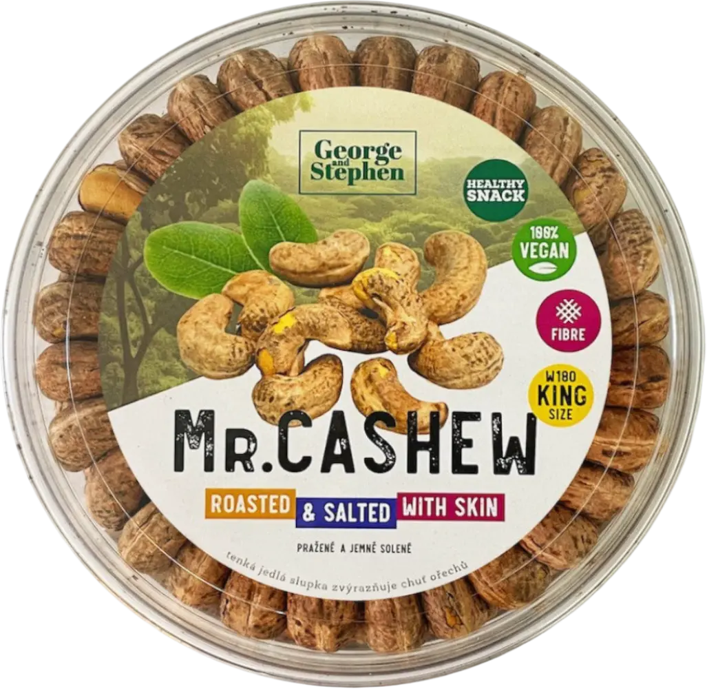 George and Stephen Kešu oříšky ve slupce Mr. Cashew 370g